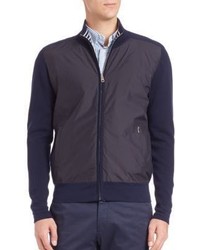 Façonnable Faconnable Zippered Wool Jacket
