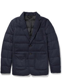 Burberry London Padded Wool And Cashmere Blend Jacket