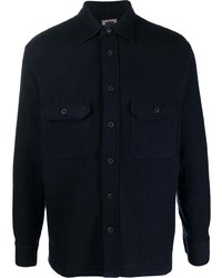 Destin Button Up Wool Cashmere Shirt
