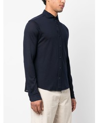 Paul & Shark Long Sleeve Jersey Wool Shirt