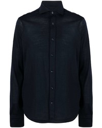 Paul & Shark Long Sleeve Jersey Wool Shirt