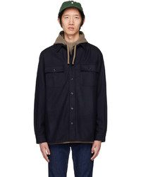 Norse Projects Navy Silas Shirt