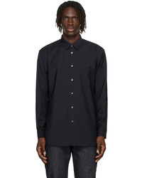 Comme Des Garcons SHIRT Navy Wool Forever Shirt