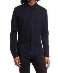 rag & bone Relaxed Fit Wool Button Up Shirt In Salute At Nordstrom