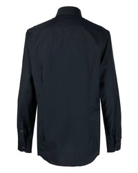 Corneliani Wool Long Sleeve Shirt