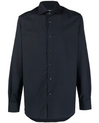 Corneliani Wool Long Sleeve Shirt