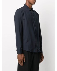 Giorgio Armani Zipped Wool Shirt