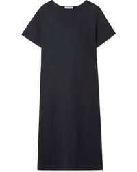 The Row Rory Oversized Stretch Wool Crepe Midi Dress