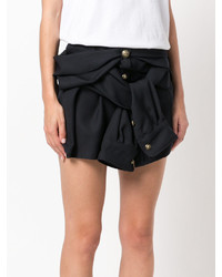Faith Connexion Button Detail Bow Mini Skirt