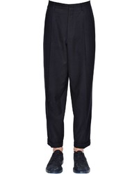 Giorgio Armani 19cm Wool Flannel Pants