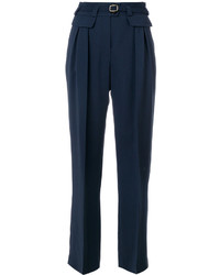 A.P.C. Belted Straight Leg Trousers