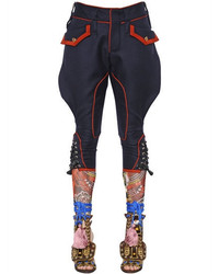 Dsquared2 Military Style Wool Twill Pants