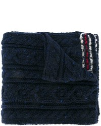 Navy Wool Scarf
