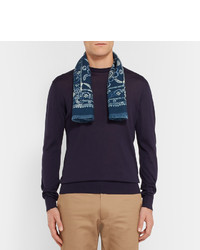 Loewe Patterned Wool Scarf