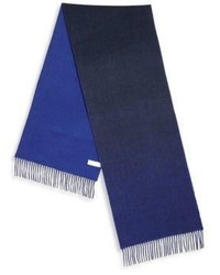 Paul Smith Ps Plain Wool Cashmere Blend Scarf