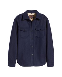 Schott NYC Wool Blend Shirt Jacket