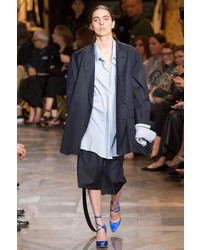 Vetements X Brioni Tailored Wool Shorts With A Slit