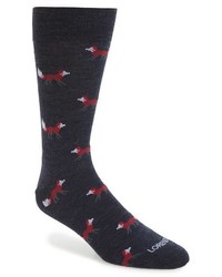 Lorenzo Uomo Fox Merino Wool Blend Socks