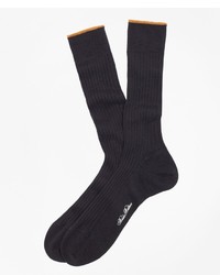 Brooks Brothers Merino Wool Sized Crew Socks