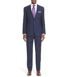 Canali 13000 Classic Fit Stripe Wool Suit