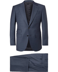 Ermenegildo Zegna Blue End On End Wool Suit