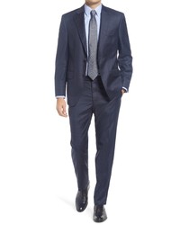 Peter Millar Classic Fit Solid Navy Wool Suit