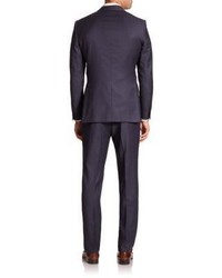 Saks Fifth Avenue Collection By Samuelsohn Tonal Plaid Wool Suit