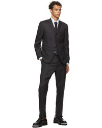 Thom Browne Grey Super 120s Twill Classic Suit Tie