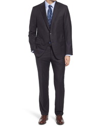 Hickey Freeman Infinity Classic Fit Solid Wool Suit
