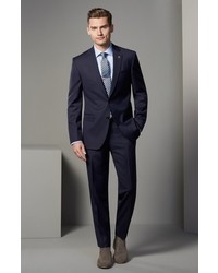 Ted Baker London Jay Trim Fit Solid Wool Suit