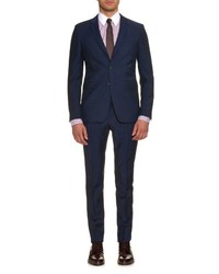 Burberry London Stirling Notch Lapel Wool Blend Suit