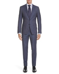 Canali Milano Regular Fit Solid Wool Suit