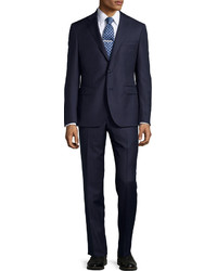 Neiman Marcus Modern Fit Two Piece Suit Navy