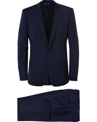 Dolce & Gabbana Navy Martini Slim Fit Virgin Wool Blend Suit