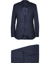 Hugo Boss Navy Slim Fit Stretch Wool Suit