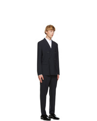 DSQUARED2 Navy Tropical Wool Boston Fit Suit