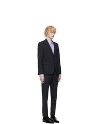 DSQUARED2 Navy Tropical Wool London Fit Suit