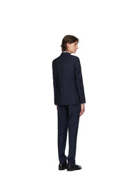 Paul Smith Navy Wool Mohair Suit