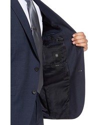 BOSS Novaben Trim Fit Solid Wool Suit