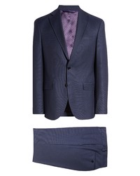 Ted Baker London Ralph Extra Slim Fit Solid Wool Suit