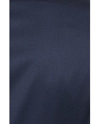 Hugo Ronha Super Navy Extra Trim Fit Wool Suit