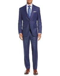 David Donahue Ryan Classic Fit Solid Wool Suit