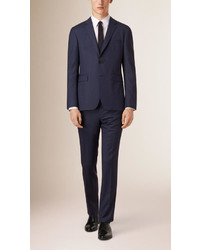 Burberry Slim Fit Wool Travel Tailoring Suit