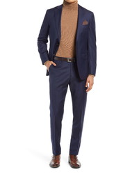 Suitsupply Solid Blue Wool Suit