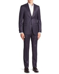 Z Zegna Solid Wool Suit