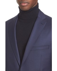 John Varvatos Star Usa Trim Fit Solid Wool Suit
