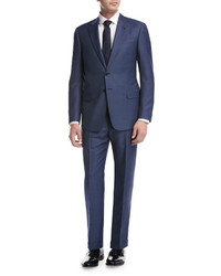 Giorgio Armani Textured Wool Two Piece Suit