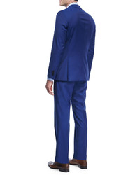 BOSS Twill Natural Stretch Wool Two Piece Suit