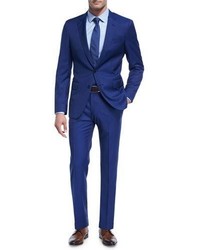 BOSS Twill Natural Stretch Wool Two Piece Suit