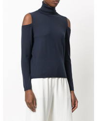 P.A.R.O.S.H. High Neck Cold Shoulder Sweater